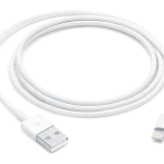 כבל טעינה לאייפון Apple Lightning ל-USB באורך כ- 1 מטר
