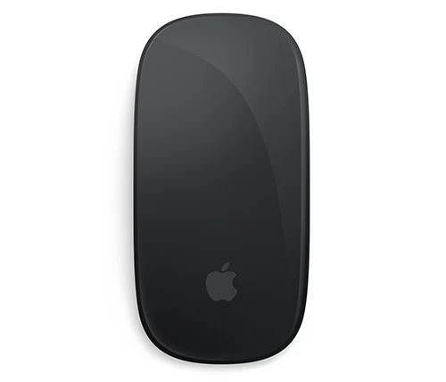 עכבר אלחוטי אפל מג'יק Apple Magic Mouse (Lightning) שחור עם משטח Multi-Touch - תמונה נוספת