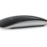 עכבר אלחוטי אפל מג'יק Apple Magic Mouse (Lightning) שחור עם משטח Multi-Touch
