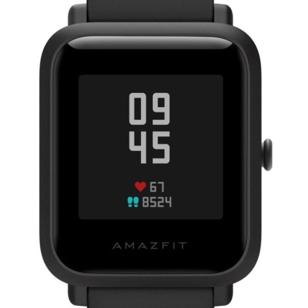 שעון חכם Amazfit דגם BIP S בצבע Carbon Black