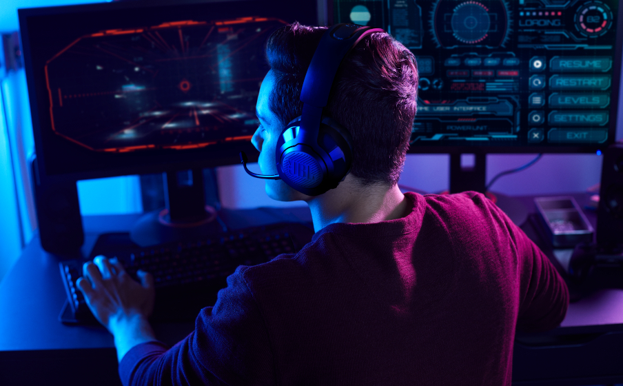 אוזניות GAMING אלחוטיות QUANTUM 350