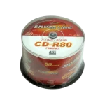 סט של 50 דיסקים CAKE50 CD-R80 CAKE PRINTABLE מבית Silver Line