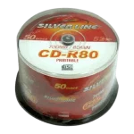 סט של 50 דיסקים CAKE50 CD-R80 CAKE PRINTABLE מבית Silver Line