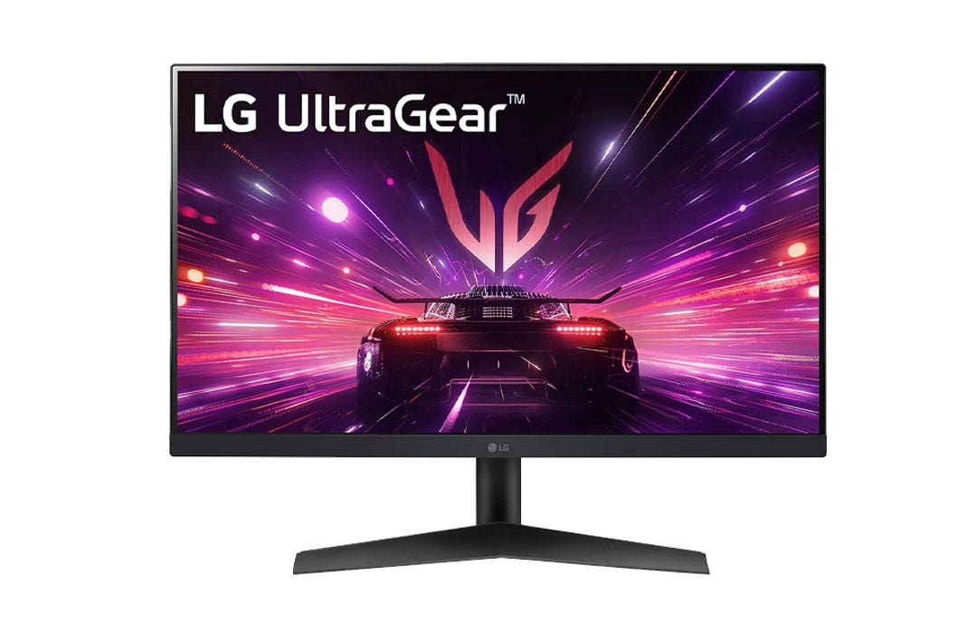 מסך מחשב "24 גיימינג UltraGear™ FHD IPS 180Hz תוצרת LG דגם: 24GS60F-B