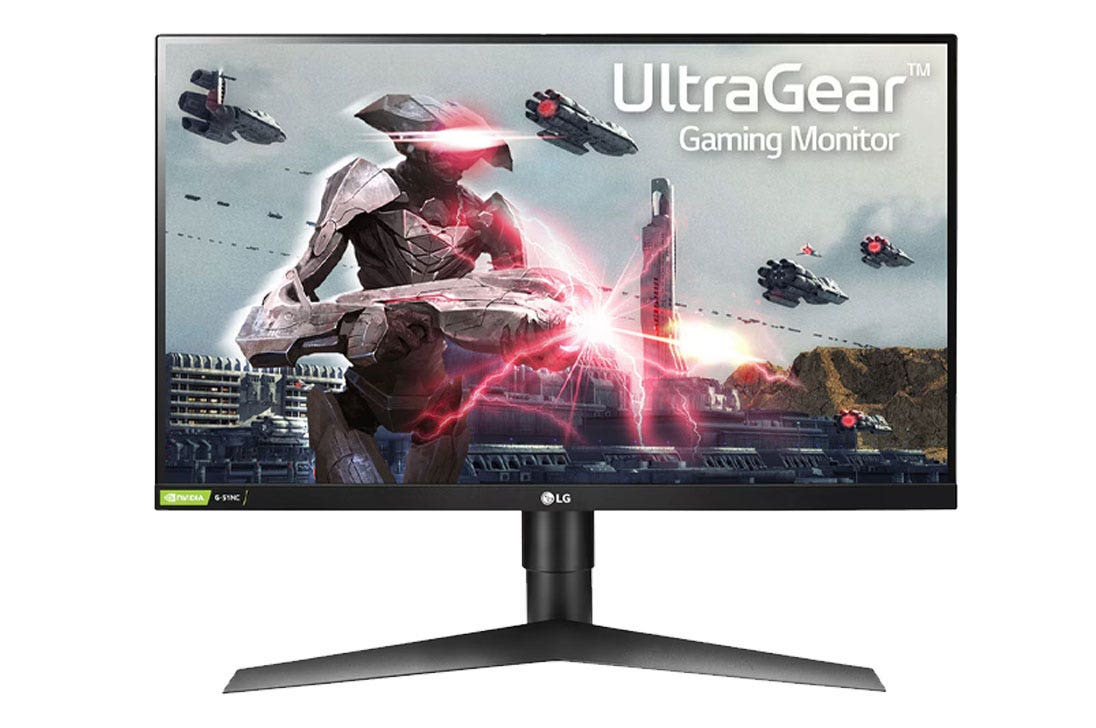 מסך מחשב "27 גיימינג UltraGear™ FHD IPS תוצרת LG דגם: 27GL650F-B