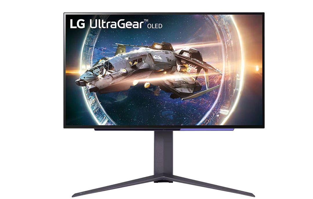מסך מחשב גיימינג מקצועי "27 LG UltraGear OLED דגם: 27GR95QE-B