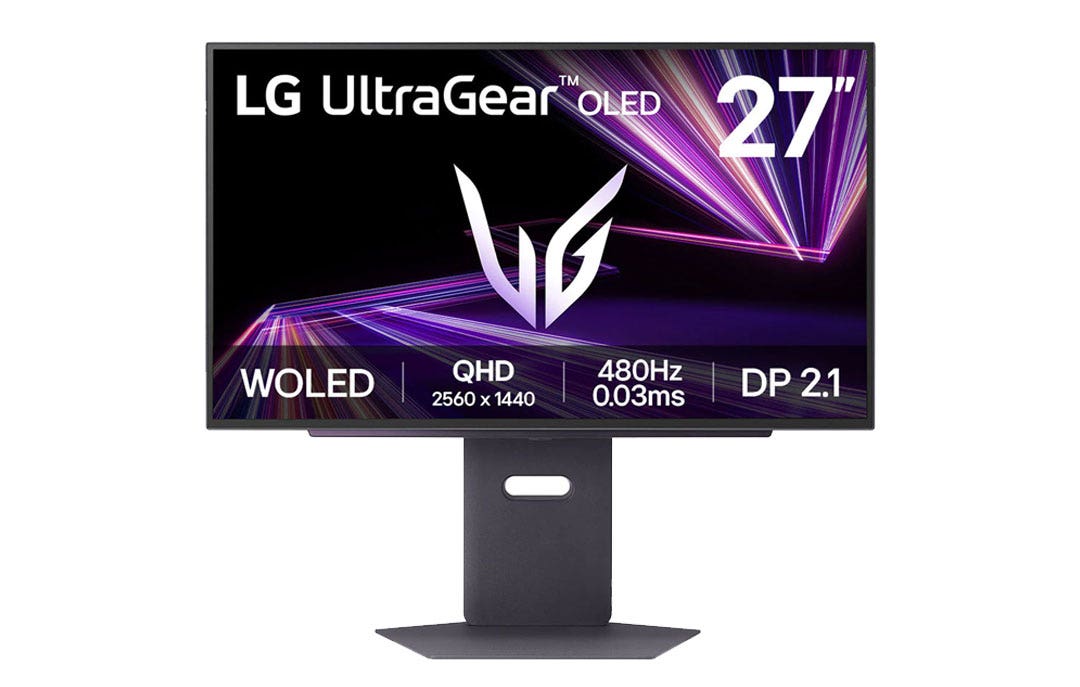 מסך מחשב "27 UltraGear OLED QHD 480Hz תוצרת LG דגם: 27GX790A-B
