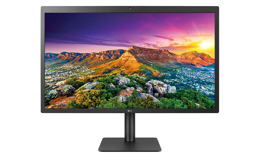 מסך מחשב "27 Ultra Fine IPS 5K מקצועי תומך Thunderbolt™ 3 למחשבי Mac ביחס 16:9 תוצרת LG דגם: 27MD5KLP-B