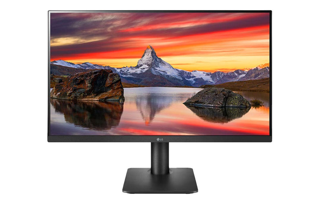 מסך מחשב "27 Full HD IPS מתכוונן ביחס 16:9 תוצרת LG דגם: 27MP450P-B