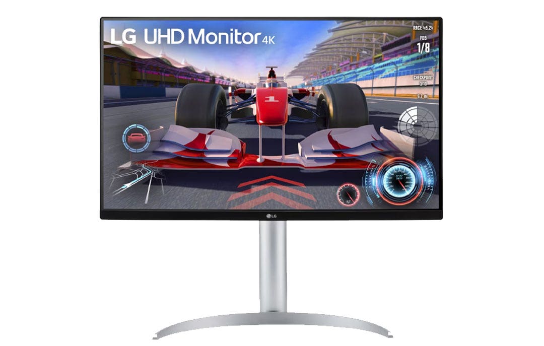 מסך מחשב "27 UHD 4K 144Hz VA תוצרת LG דגם: 27UQ750-W
