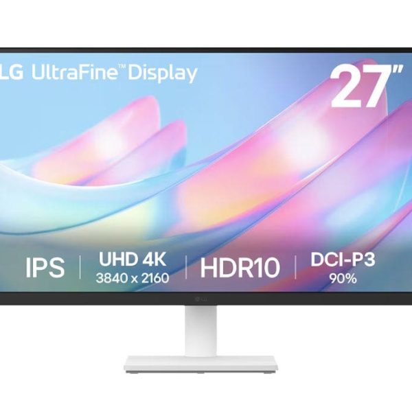 מסך מחשב ''27 ™4K UHD UltraFine IPS תוצרת LG דגם: 27US500-W
