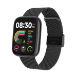 שעון חכם FITPRO S4 - בצבע שחור, השותף המושלם לסגנון חיים פעיל, בריא ומלא בסטייל!