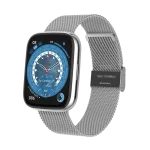 שעון חכם FITPRO S4 - בצבע כסף, השותף המושלם לסגנון חיים פעיל, בריא ומלא בסטייל!