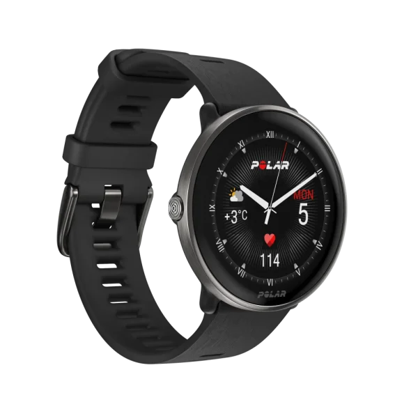שעון כושר Polar Ignite 3 טיטניום שחור/כסף