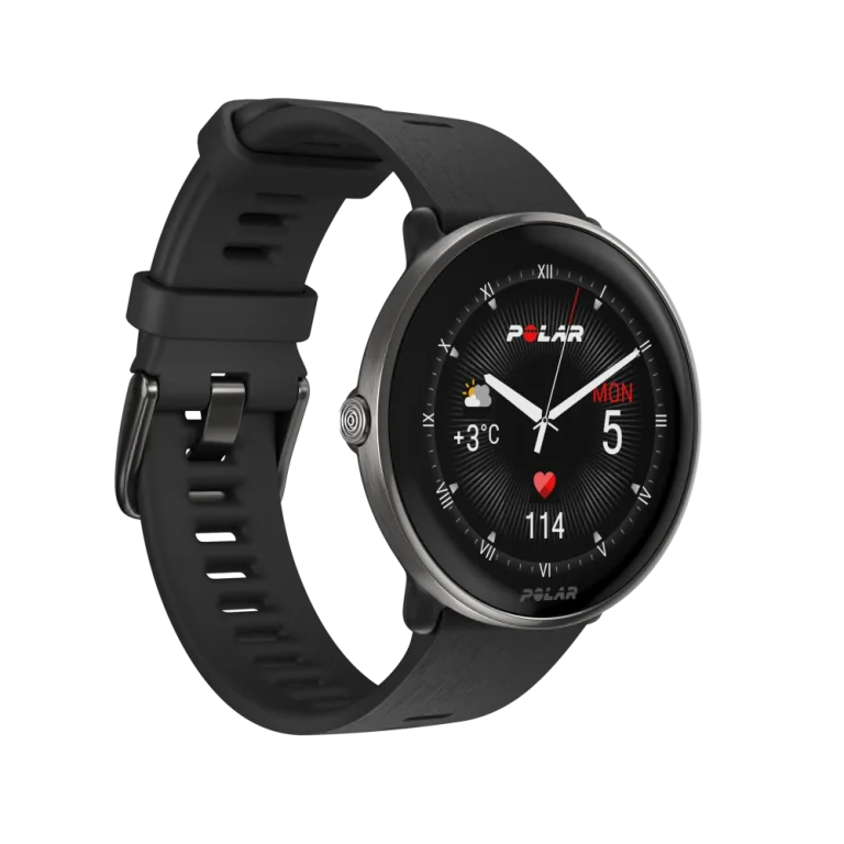 שעון כושר Polar Ignite 3 טיטניום שחור/כסף