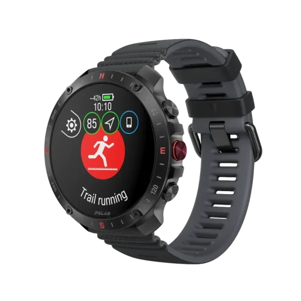 Polar Grit X2 Pro שעון ריצה מתקדם עם GPS בצבע שחור