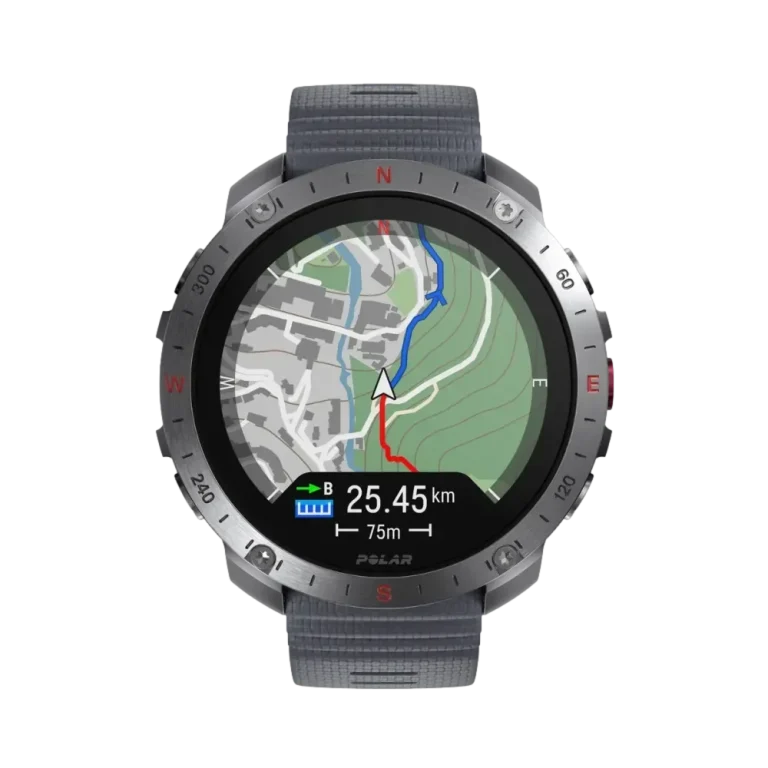 Polar Grit X2 Pro שעון ריצה מתקדם עם GPS בצבע אפורכסף