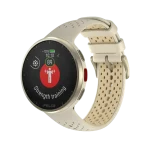 Polar Pacer Pro שעון ריצה מתקדם עם GPS זהב/לבן
