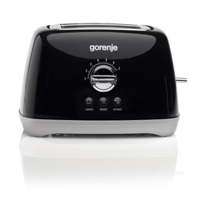 מצנם בצבע שחור gorenje בעיצוב רטרו דגם T900RLBK