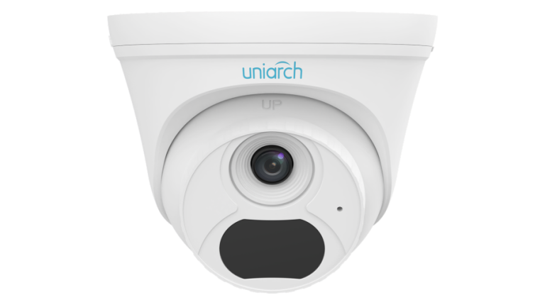 מצלמת כיפה טורט קבועה 2.8ממ 4MP כולל תאורה זווית רחבה דגם IPC-T134-AF28-DL-ECO מבית UNIARCH
