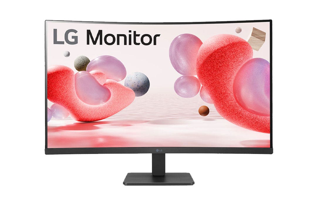 מסך "31.5 Full HD קעור עם ™AMD FreeSync תוצרת LG דגם: 32MR50C-B