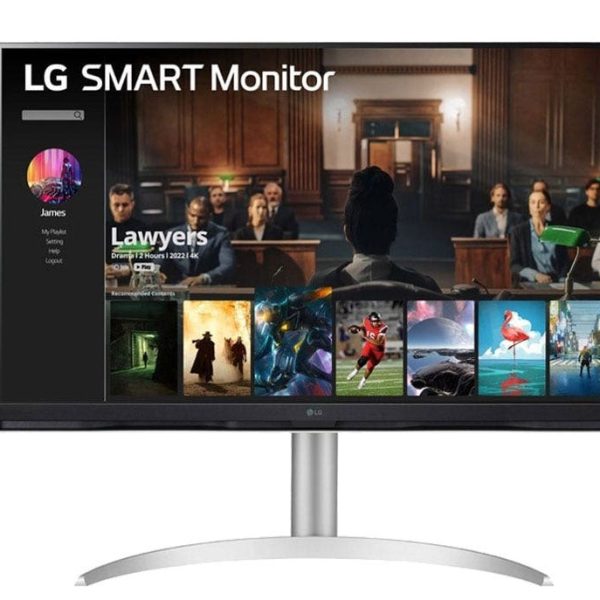 מסך מחשב חכם "32  4K UHD עם webOS תוצרת LG דגם: 32SQ730S-W