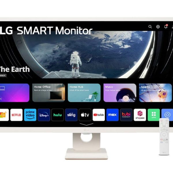 מסך חכם "32 MyView Full HD IPS עם webOS תוצרת LG דגם: 32SR50F-W
