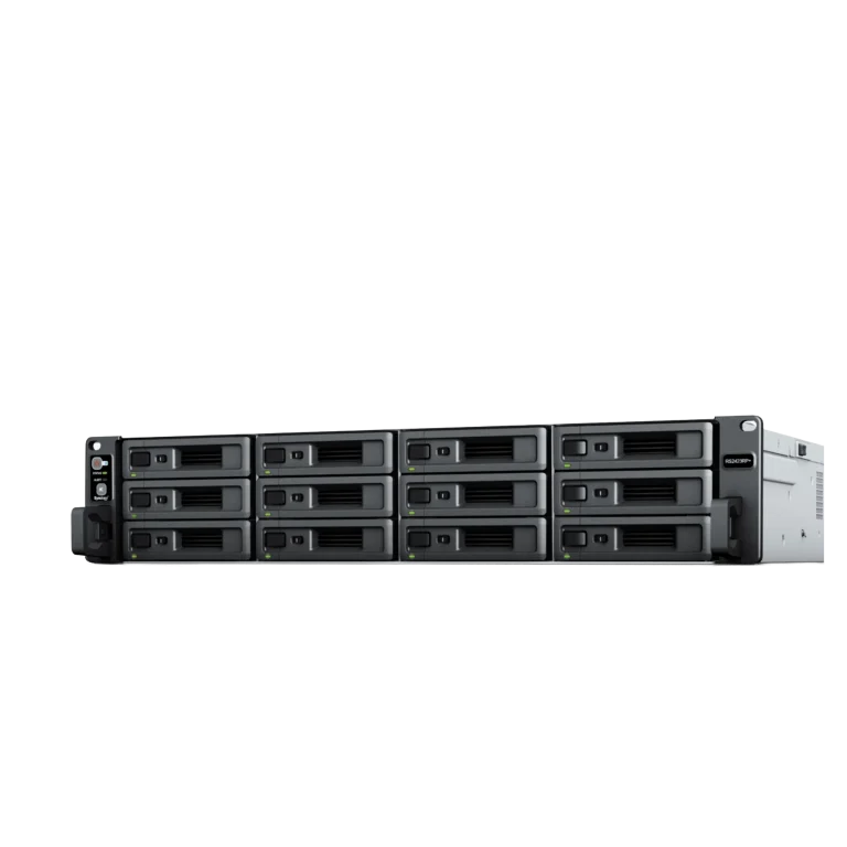 שרת אחסון מתקדם RS2423RP+ – 12 מפרצים מבית SYNOLOGY
