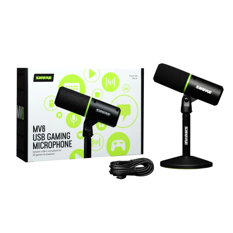 מיקרופון גיימינג USB MV6 מבית SHURE