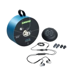 אוזניות שקופות AONIC 215 Sound Isolating™מבית SHURE