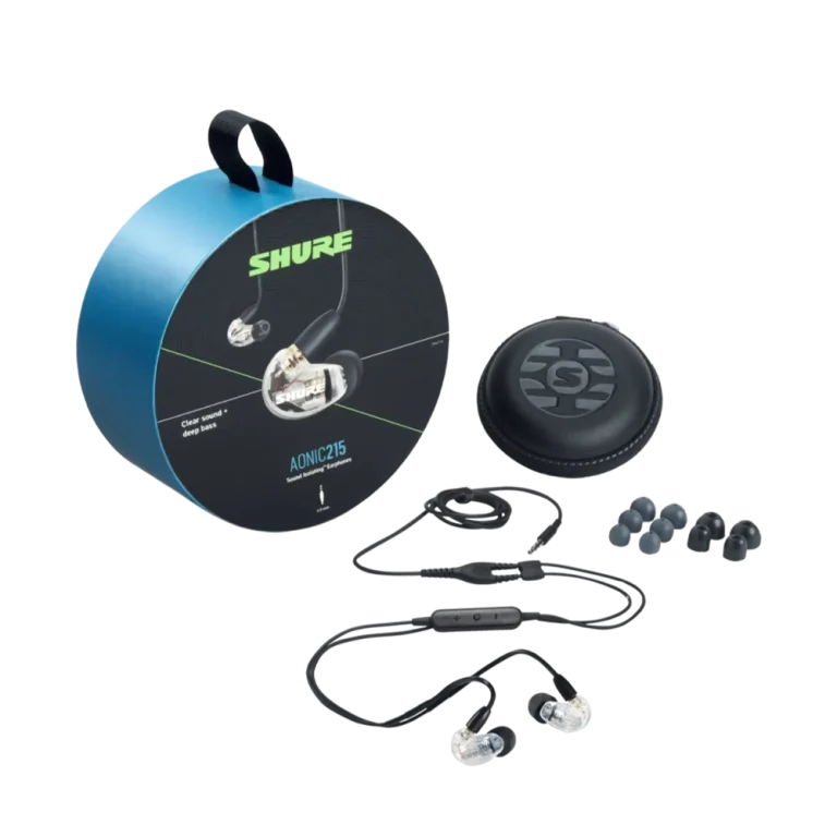אוזניות שקופות AONIC 215 Sound Isolating™מבית SHURE