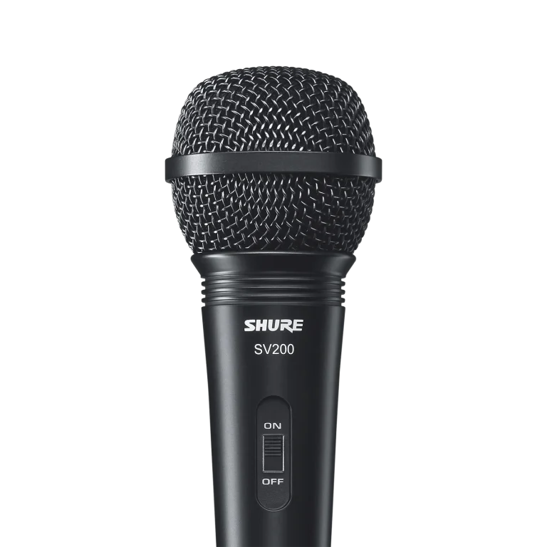 מיקרופון דינמי קרדיואידי ליד דגם SV200 מבית SHURE