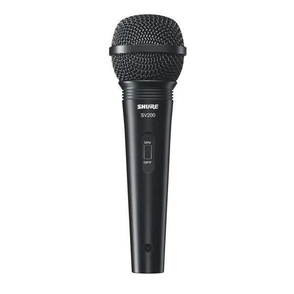 מיקרופון דינמי קרדיואידי ליד דגם SV200 מבית SHURE