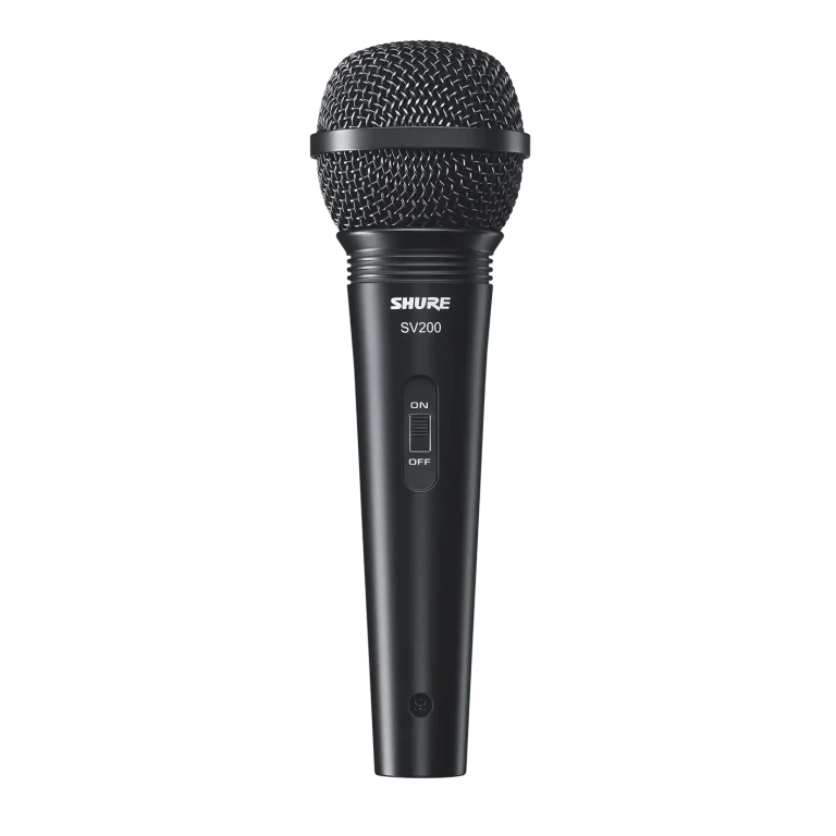 מיקרופון דינמי קרדיואידי ליד דגם SV200 מבית SHURE