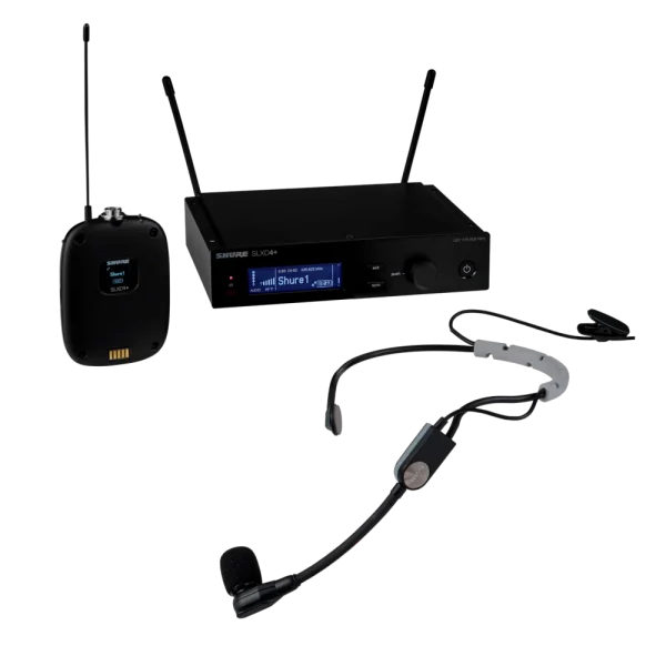 מערכת מיקרופון מדונה אלחוטית דגם SLXD14+/SM35 מבית Shure