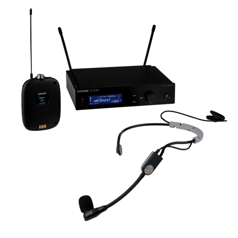 מערכת מיקרופון מדונה אלחוטית דגם SLXD14+/SM35 מבית Shure