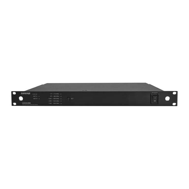 מערכת אנטנות אקטיבית Shure UA845UWB – עד 4 משדרים