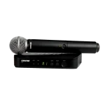 מערכת סאונד אלחוטית דגם Blx24/Sm58 מבית Shure