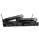 Shure SLXD24DE/SM58-G60 – מערכת אלחוטית כפולה עם שני מיקרופוני