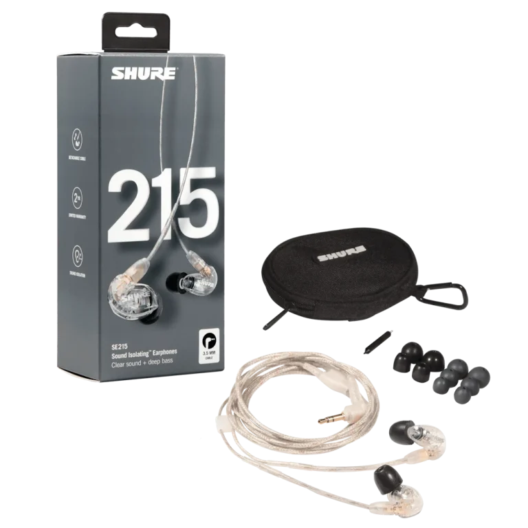 Shure SE215-CL-EFS – אוזניות חוטיות