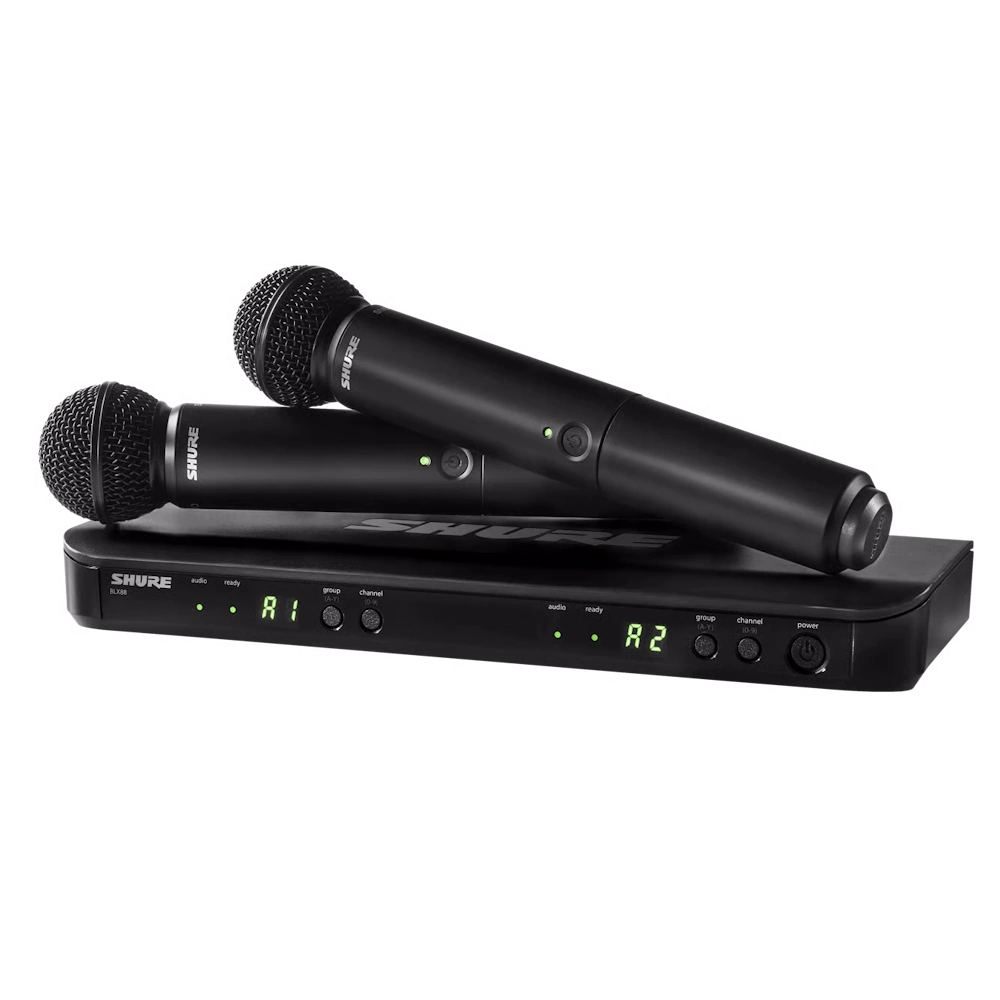 Shure BLX288E/SM58-G18 – מערכת אלחוטית דו־ערוצית Shure BLX288E/SM58-G18 – מערכת אלחוטית דו־ערוצית