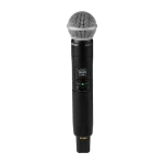 מערכת מיקרופון אלחוטית SLXD24+/B58 מבית Shure