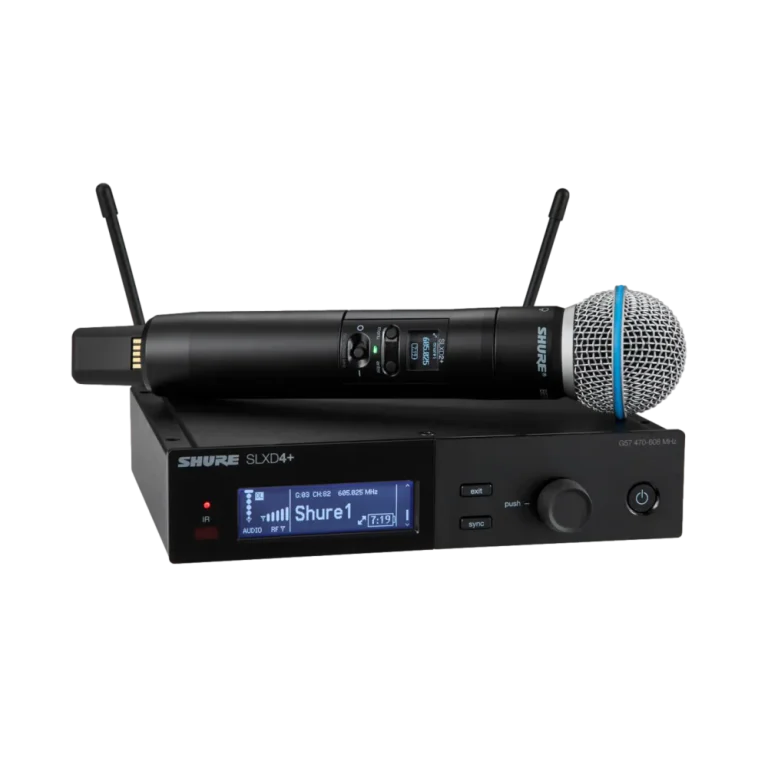 מערכת מיקרופון אלחוטית SLXD24+/B58 מבית Shure