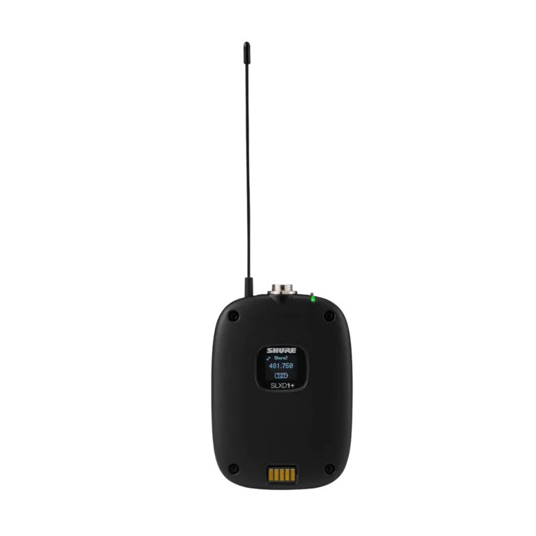 משדר אלחוטי Shure SLXD1+ למערכת SLX‑D+ מבית SHURE