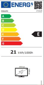 PHILIPS 272S1M 27" LED מסך מחשב