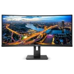 Philips 345B1C – מסך קעור אולטרה-רחב 34" עם 2K, DP ורמקולים