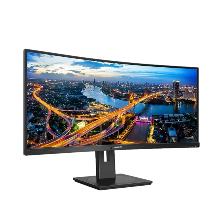 Philips 345B1C – מסך קעור אולטרה-רחב 34" עם 2K, DP ורמקולים