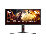 AOC CU34G4Z – מסך גיימינג קעור 34" מהיר במיוחד עם 240Hz