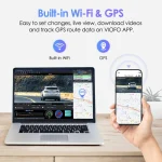 מצלמת דרך קדמית ואחורית VIOFO A129 PLUS DUO WIFI 2K WITH GPS