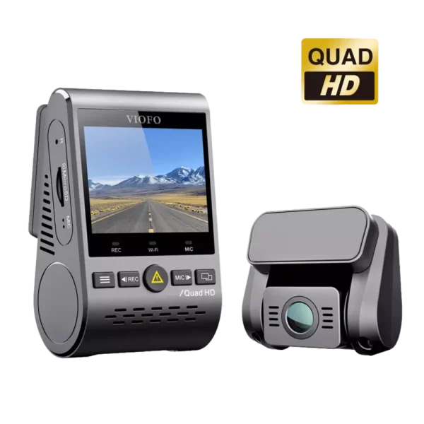 מצלמת דרך קדמית ואחורית VIOFO A129 PLUS DUO WIFI 2K WITH GPS